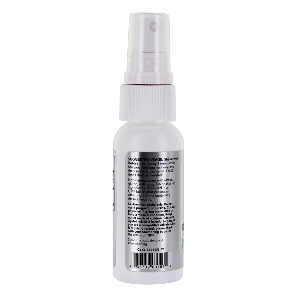 Comprar AGORA ostenta o pulverizador extremo de Liposomal do extrato de veludo do chifre dos cervos dos esportes IGF-1 - 2 fl. oz. NOW Foods - Imagem 3