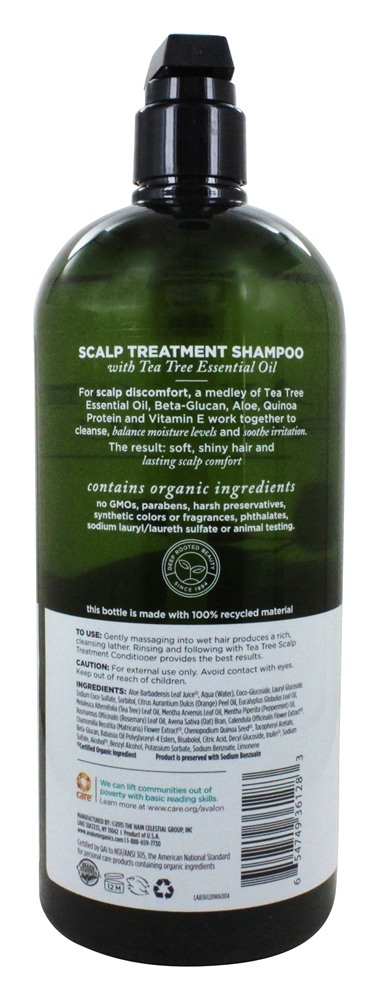 Comprar Shampoo Scalp Tratamento Tea Tree - 32 fl. oz. Avalon Organics - Imagem 2