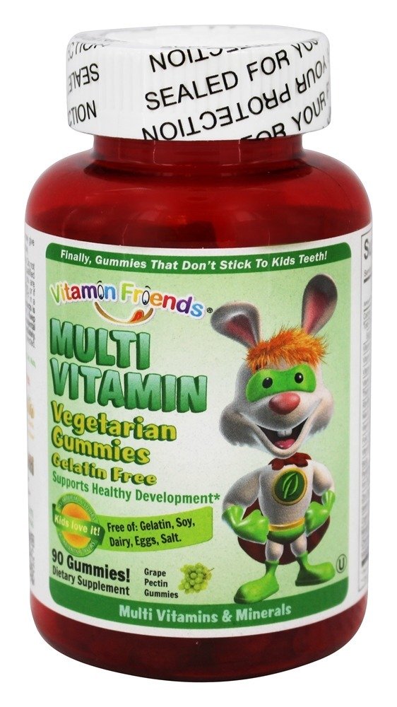 Comprar Multivitamínico Vegetariano Sem Gelatina Sabor Uva - 90 Gummies Vitamin Friends