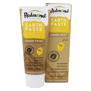 Comprar Pasta de terra incrivelmente natural creme dental limão Twist - 4 oz. Redmond Trading