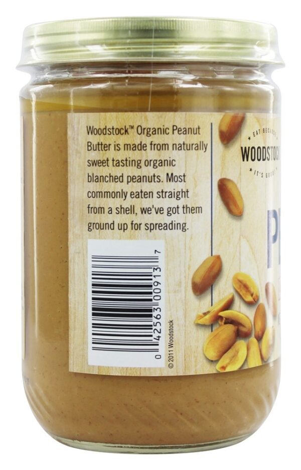 Comprar Manteiga De Amendoim Orgânica Liso Unsalted - 16 oz. Woodstock Farms - Imagem 4