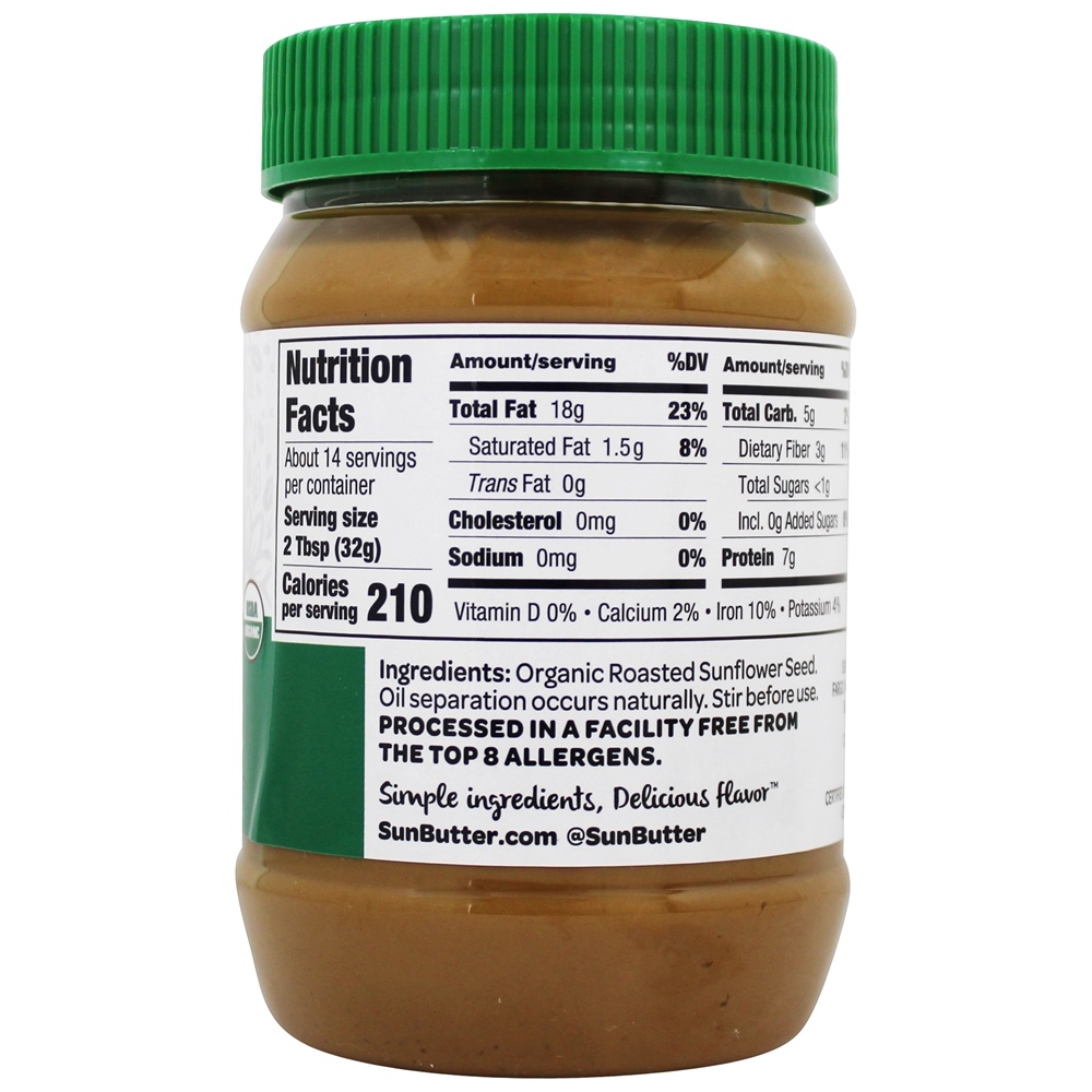 Comprar Manteiga De Girassol Orgânica - 16 oz. SunButter - Imagem 2