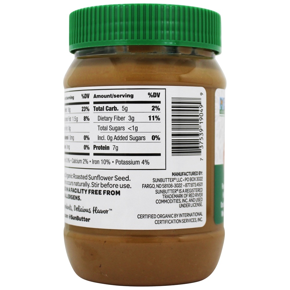 Comprar Manteiga De Girassol Orgânica - 16 oz. SunButter - Imagem 3