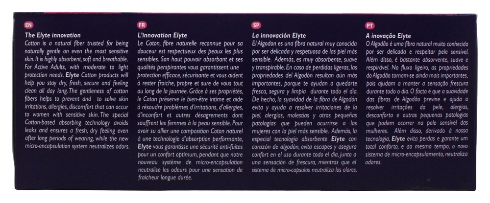 Comprar Almofadas de Incontinência Mini - 20 Almofadas Elyte - Imagem 2