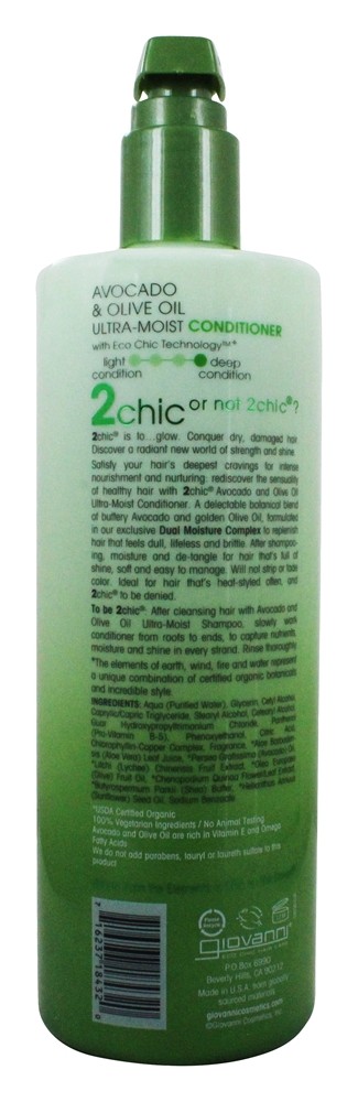 Comprar 2 Condicionador ultra-úmido de abacate e azeite de oliva - 24 fl. oz. Giovanni - Imagem 2