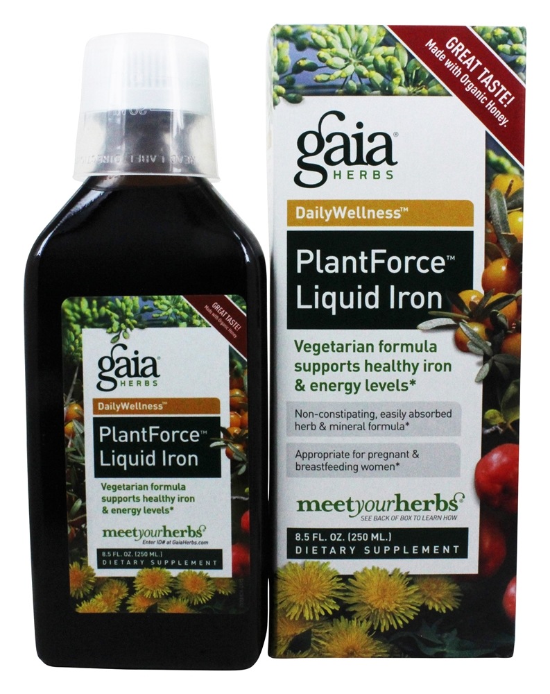 Comprar Ferro líquido PlantForce - 8.5 fl. oz. Gaia Herbs
