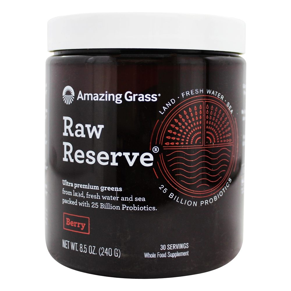 Comprar Reserva crua Organic Superfood verde 30 Servings Berry - 8.5 oz. Amazing Grass