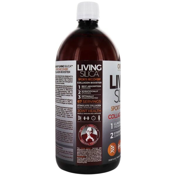 Comprar Living Silica Sports Recovery Líquido de reforço de colágeno - 33.85 oz. Orgono - Imagem 4