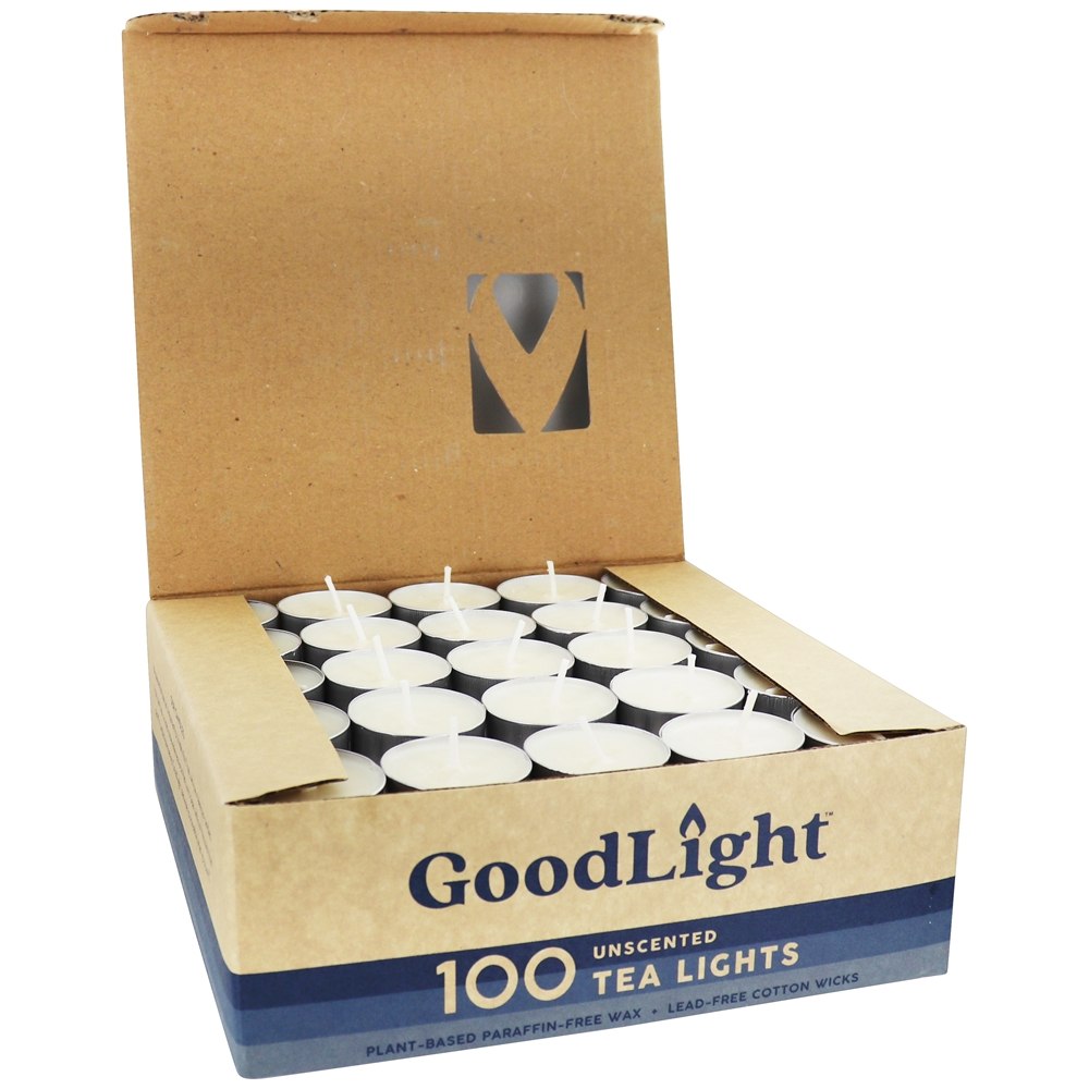 Comprar Luzes de chá sem perfume - 100 Contagem GoodLight Natural Candles - Imagem 2