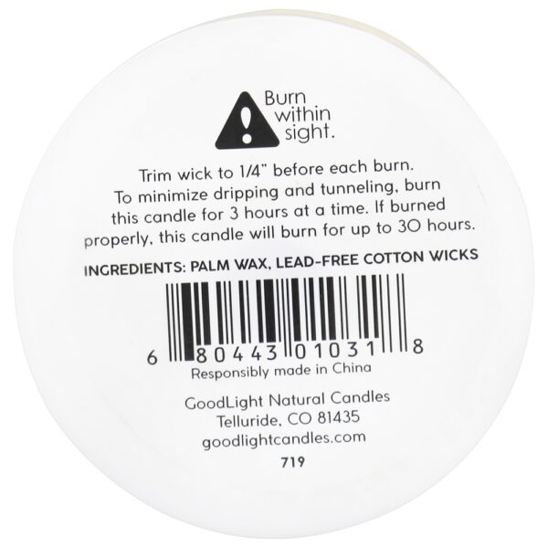 Comprar Pilar sem perfume - 1 Conte GoodLight Natural Candles - Imagem 4
