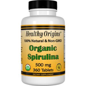 Comprar Spirulina Orgânica Não Transgênica 500 mg. - 360 Tablet (s) Healthy Origins