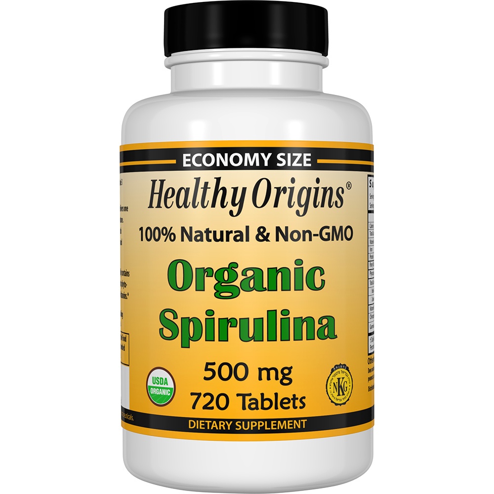 Comprar Spirulina Orgânica Não Transgênica 500 mg. - 720 Tablet (s) Healthy Origins
