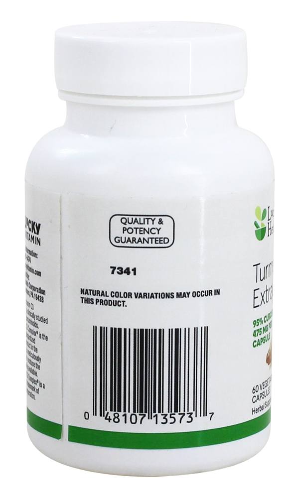 Comprar Extrato Padronizado de Cúrcuma - Cápsulas vegetarianas 60 LuckyHerbs - Imagem 4
