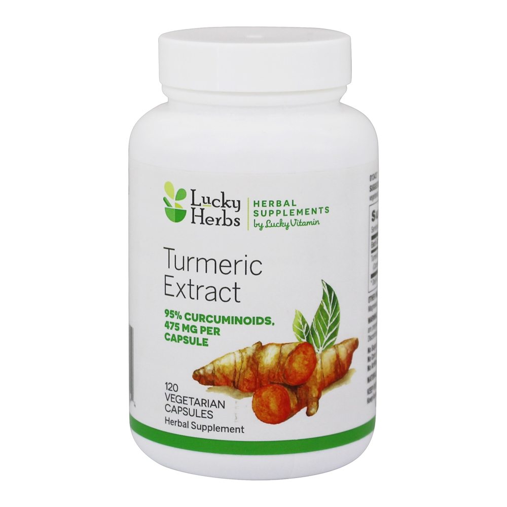 Comprar Extrato Padronizado de Cúrcuma - Cápsulas vegetarianas 120 LuckyHerbs