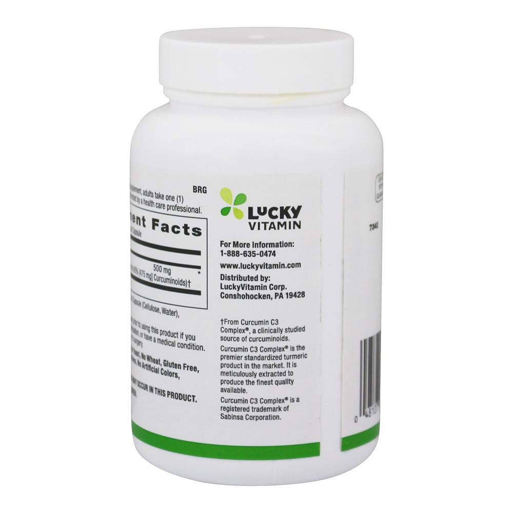 Comprar Extrato Padronizado de Cúrcuma - Cápsulas vegetarianas 120 LuckyHerbs - Imagem 3