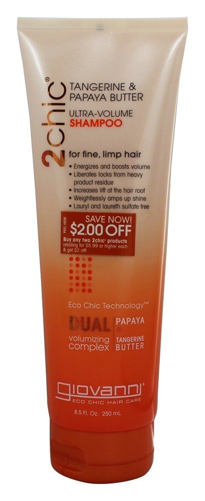 Comprar 2Chic Tangerine & Shampoo de Ultra-Volume de Manteiga de Papaia - 8.5 fl. oz. Giovanni