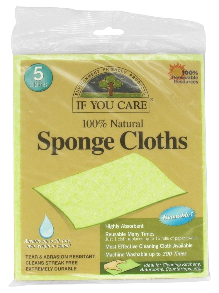 Comprar 100 % Panos de Esponja Natural - 5 Tecido (s) If You Care