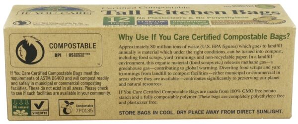 Comprar Sacos de cozinha altos compostáveis certificados - 12 Malas If You Care - Imagem 4