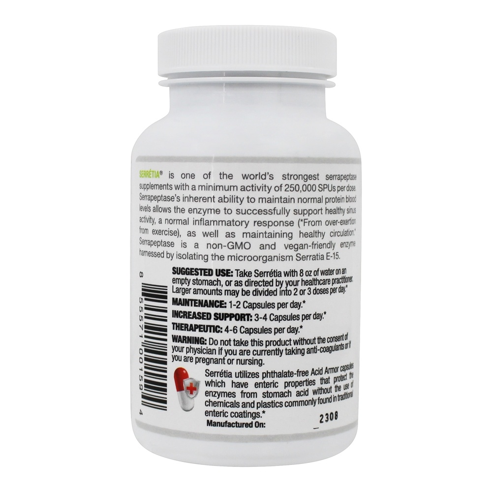 Comprar Serretia Serrapeptase Pure - Cápsulas 90 Arthur Andrew Medical - Imagem 3