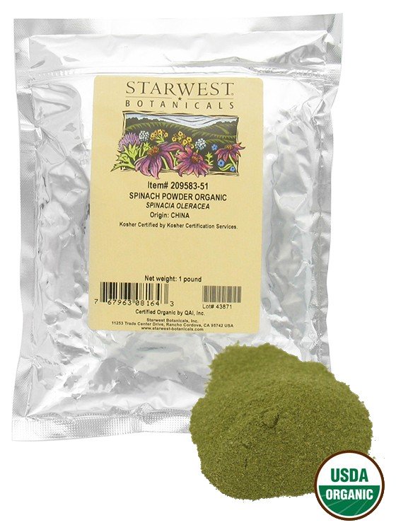 Comprar Pó De Espinafre Em Massa Orgânico - 1 lb. Starwest Botanicals