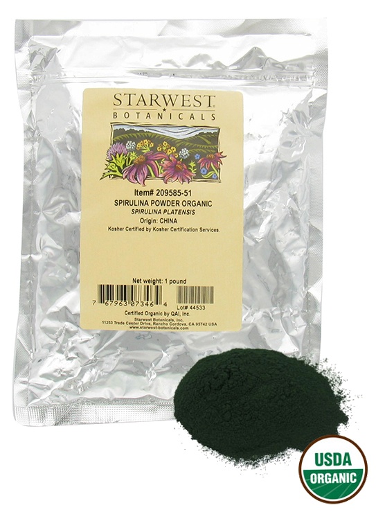 Comprar Spirulina em pó em pó orgânico - 1 lb. Starwest Botanicals