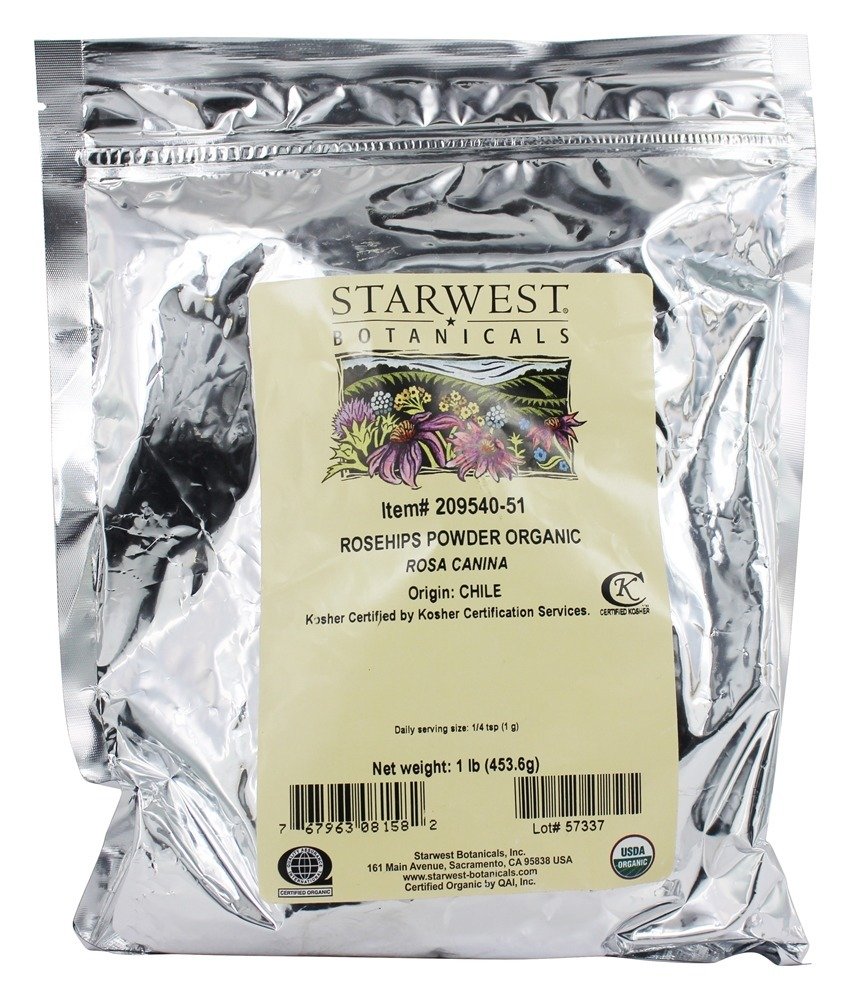 Comprar Granel Rosehips Pó Orgânico - 1 lb. Starwest Botanicals
