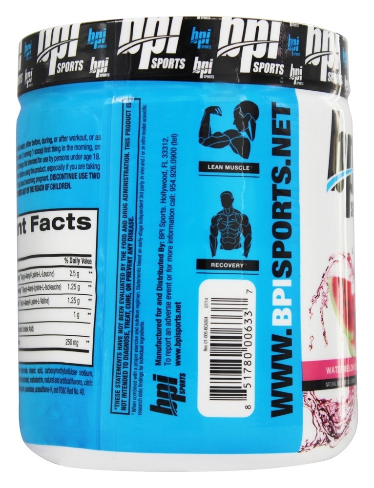 Comprar Melhor BCAA Peptide Em Pó Ligado Ramificado Cadeia Aminos Melancia Gelo - 10.58 oz. BPI Sports - Imagem 3
