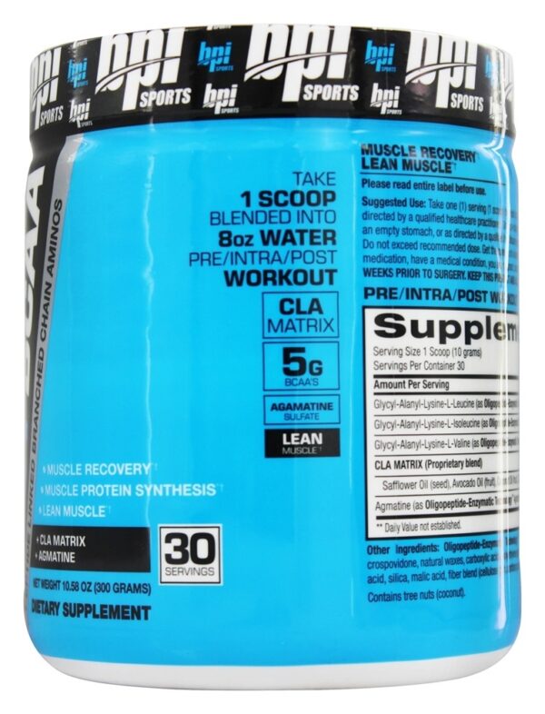 Comprar Melhor BCAA Peptide Em Pó Ligado Ramificado Cadeia Aminos Melancia Gelo - 10.58 oz. BPI Sports - Imagem 4