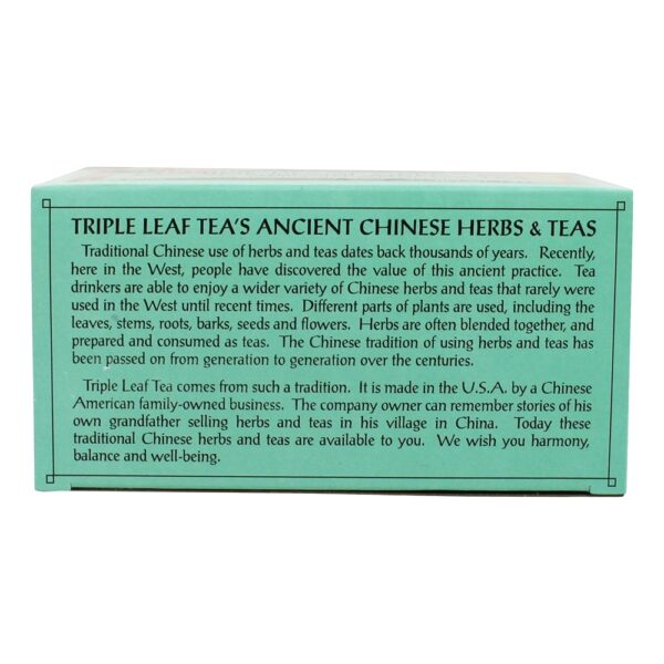 Comprar Chá verde de jasmim descafeinado - 20 Saquinhos de Chá Triple Leaf Tea - Imagem 4