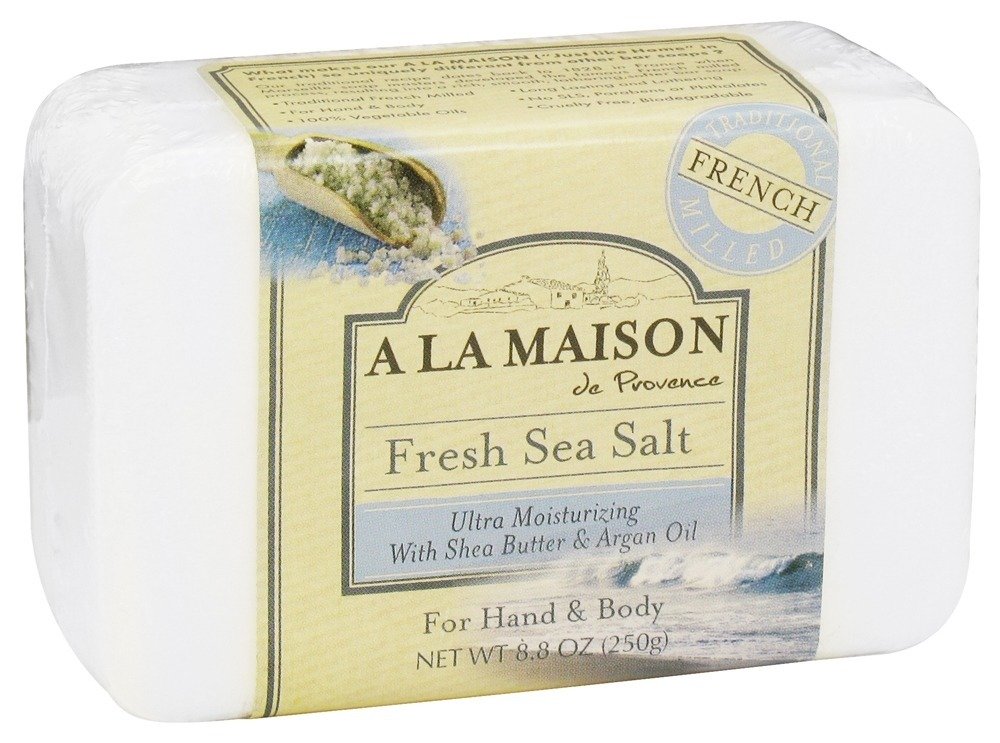 Comprar Tradicional Francês Moído Bar Sabão Fresco Mar Sal - 8.8 oz. A La Maison