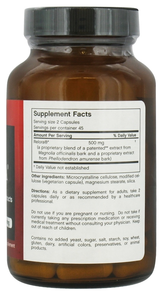 Comprar Relora 500 mg. - Cápsulas vegetarianas 90 Futurebiotics - Imagem 2