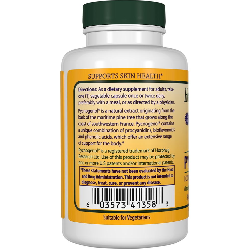 Comprar Pycnogenol 30 mg. - Cápsulas vegetarianas 180 Healthy Origins - Imagem 3