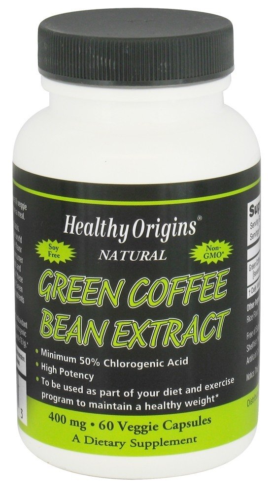 Comprar Extrato de Grão de Café Verde Natural 400 mg. - Cápsulas vegetarianas 120 Healthy Origins