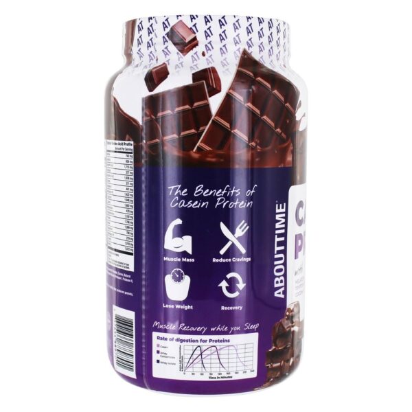 Comprar Caseína Proteína PM Chocolate - 2 lbs. About Time - Imagem 4