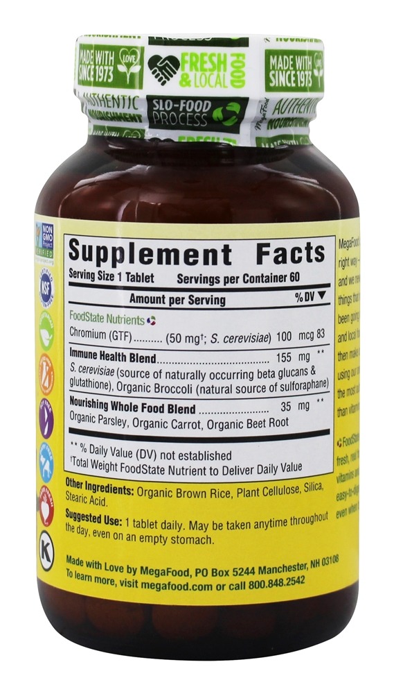 Comprar Cromo GTF - 60 Tablets MegaFood - Imagem 2