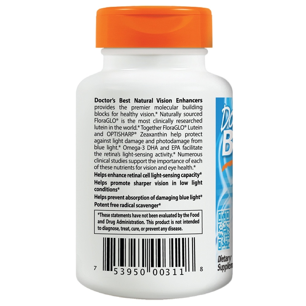 Comprar Intensificadores de visão natural - 60 Softgels Doctor's Best - Imagem 3