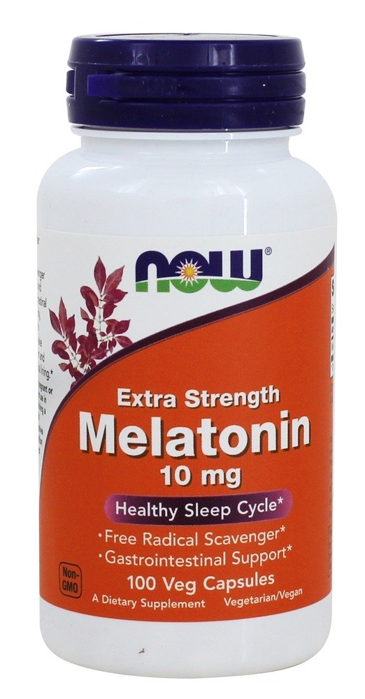 Comprar Melatonina Potência Extra 10 mg. - 100 Cápsula (s) vegetal (s) NOW Foods