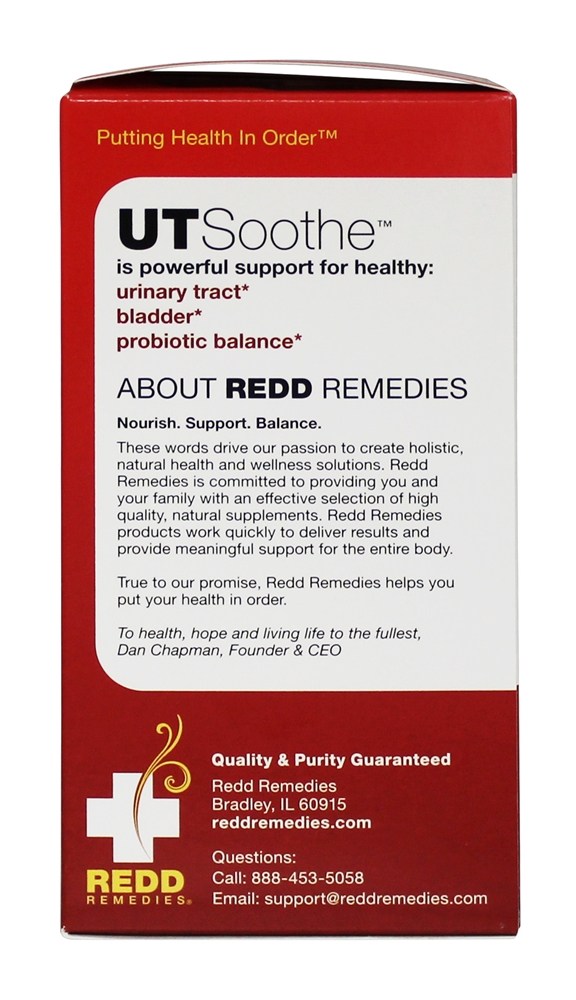 Comprar UT Soothe com Probióticos para Função Imune - Cápsulas vegetarianas 60 Redd Remedies - Imagem 3