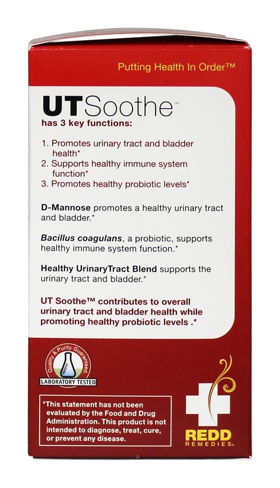 Comprar UT Soothe com Probióticos para Função Imune - Cápsulas vegetarianas 60 Redd Remedies - Imagem 4