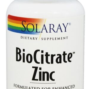 Comprar Zinco BioCitrato - Cápsulas vegetarianas 60 Solaray