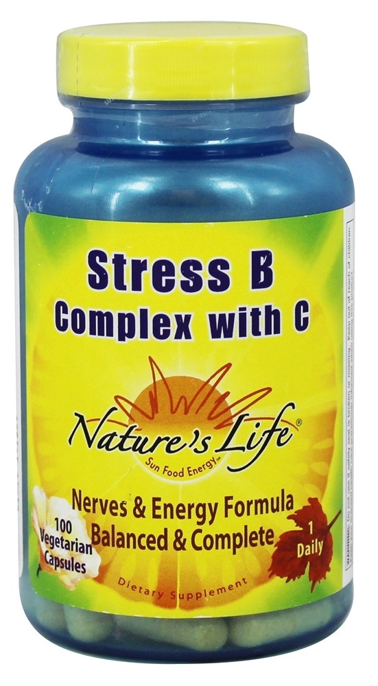 Comprar Estresse B Complexo com C - Cápsulas vegetarianas 100 Nature's Life