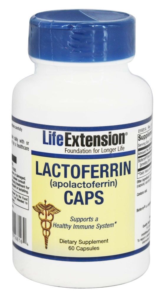 Comprar Lactoferrina (apolactoferrina) - Cápsulas 60 Life Extension