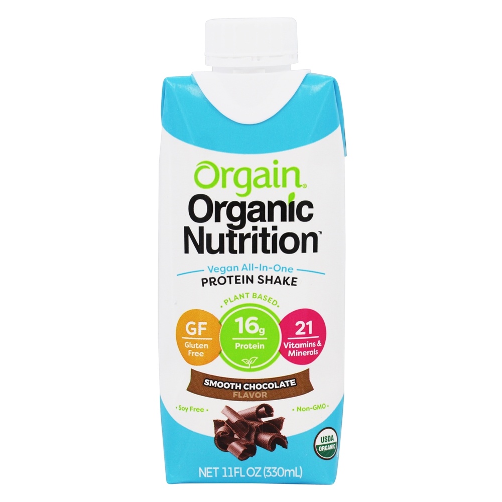 Comprar Vegan Pronto Para Beber Completar Proteína Tremer Alisar Chocolate - Pacote 12 Orgain - Imagem 3