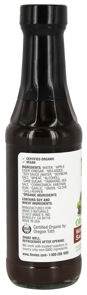 Comprar Molho Worcestershire Orgânico - 6.25 fl. oz. Annie's - Imagem 3