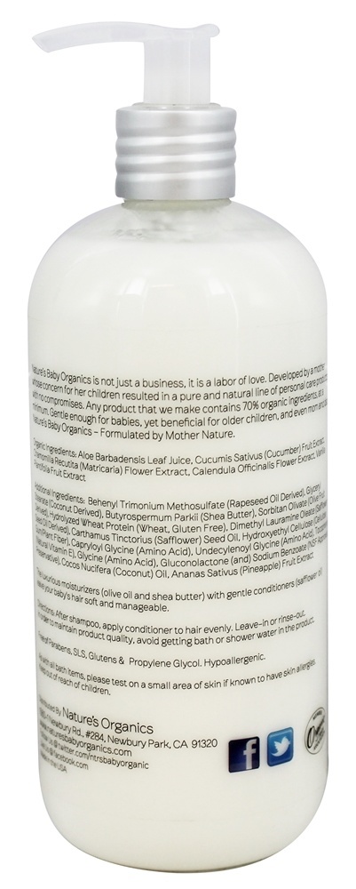 Comprar Condicionador & Detangler Coco Ananás - 16 fl. oz. Nature's Ba - Imagem 2