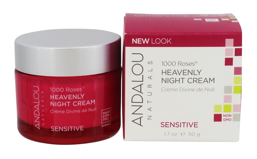 Comprar 1000 Rosas Celestial Noite Creme para Face - 1.7 oz. Andalou Naturals