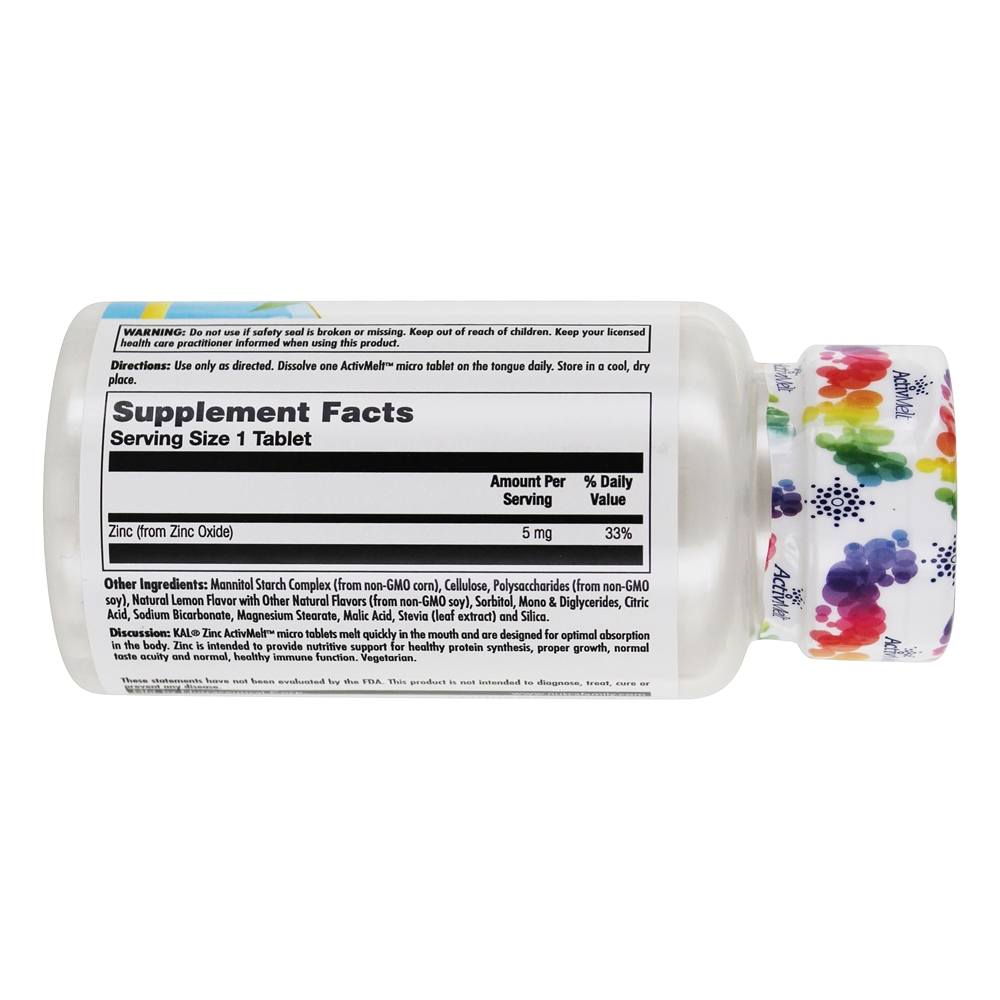 Comprar Limão Doce de Zinco 5 mg. - 60 Tablet (s) Kal - Imagem 2