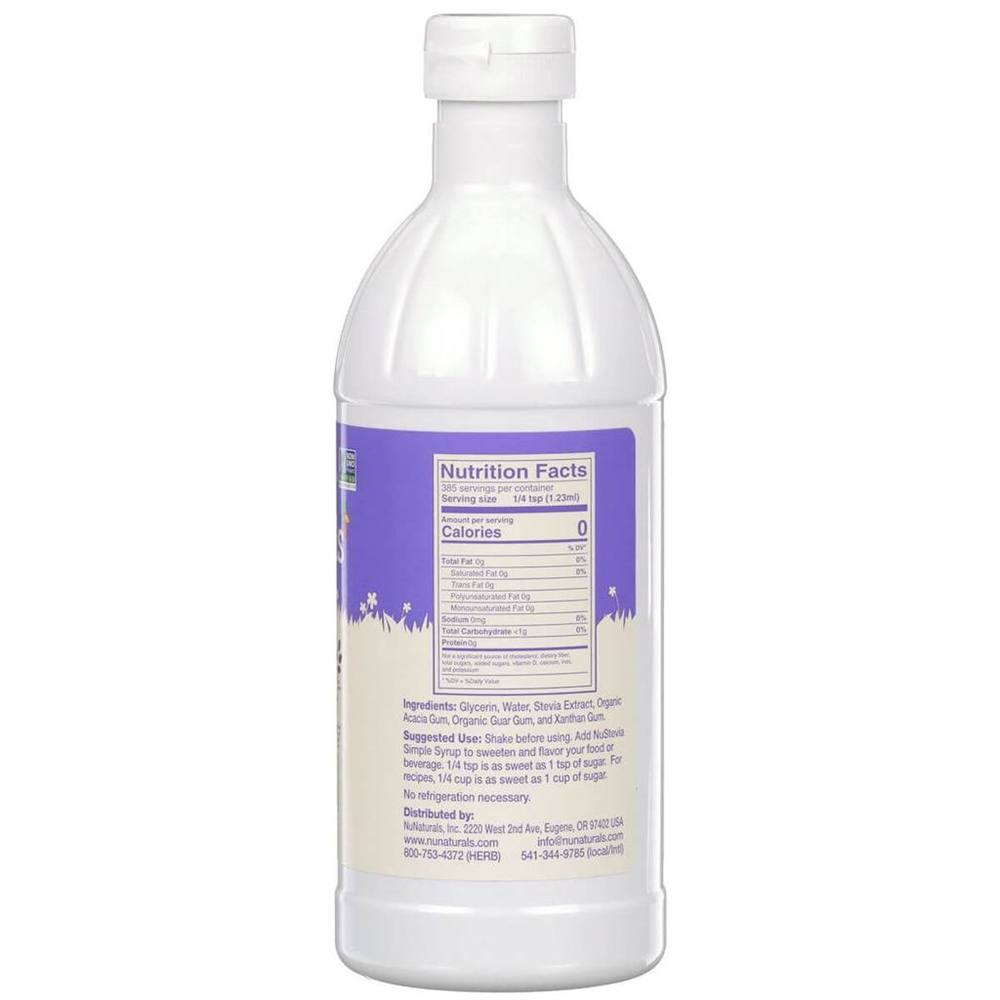 Comprar Xarope Simples NuStevia - 16 fl. oz. NuNaturals - Imagem 2