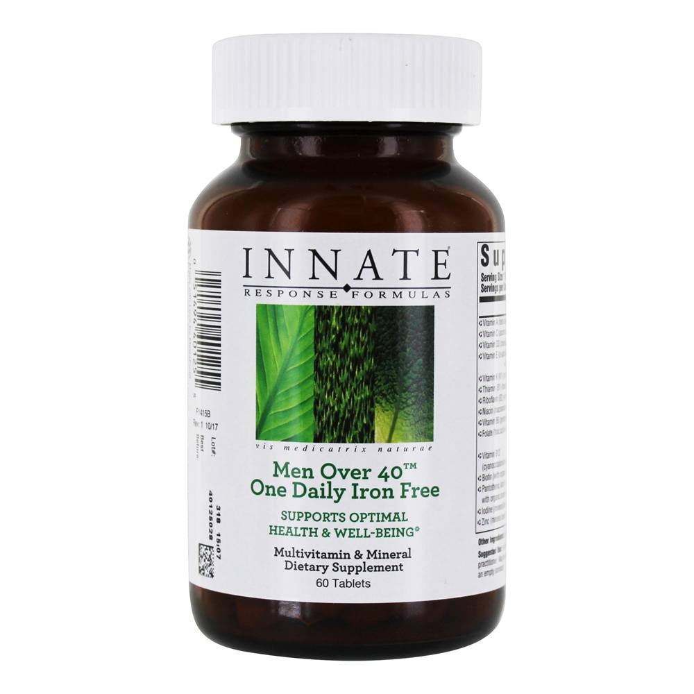 Comprar Homens com mais de 40 Um multivitamínico gratuito de ferro diariamente - 60 Tablets Innate Response Formulas