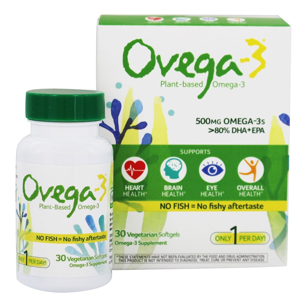 Comprar Omega-3 DHA + EPA 500 mg. - 30 Cápsulas Vegetarianas Ovega-3